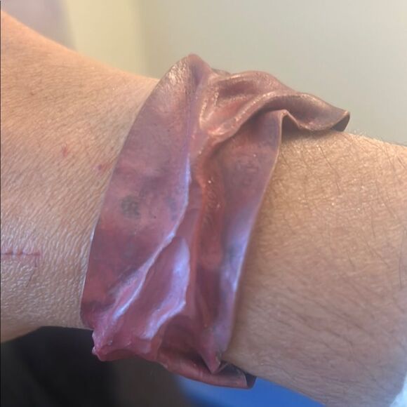 Bronze Twisted Metal Cuff Bracelet - Picture 1 of 4